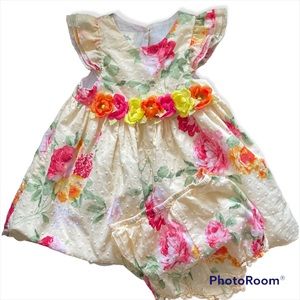 Laura Ashley baby girl cotton summer dress